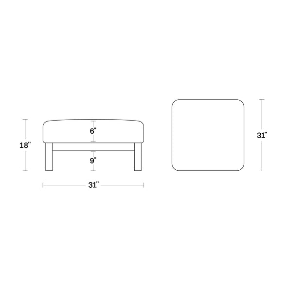 Haven Outdoor Ottoman