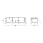 Haven Outdoor Sofa with Arm Cushions