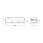Haven Outdoor Sofa with Teak Arms