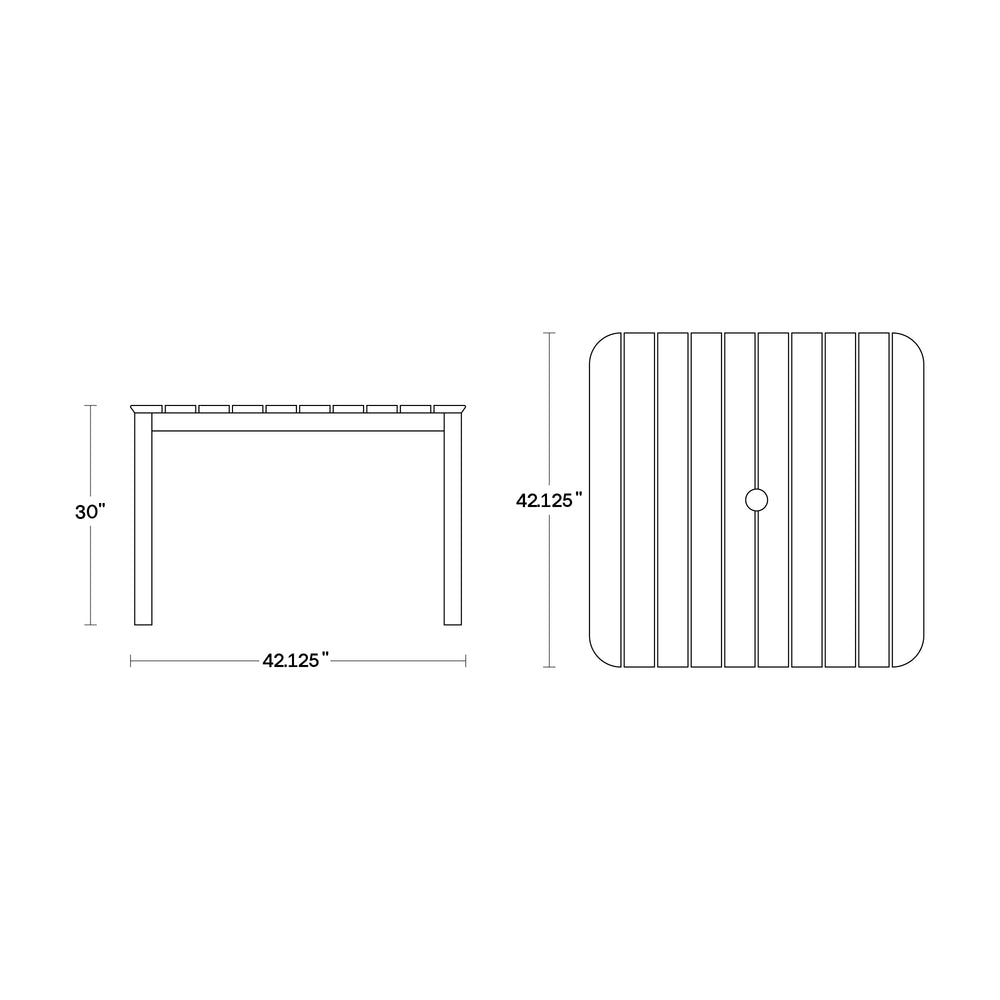 Haven Outdoor Square Dining Table