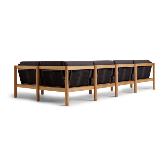 Haven Outdoor U-Shape Sectional with Arm Cushions