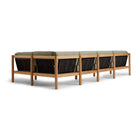 Haven Outdoor U-Shape Sectional with Arm Cushions