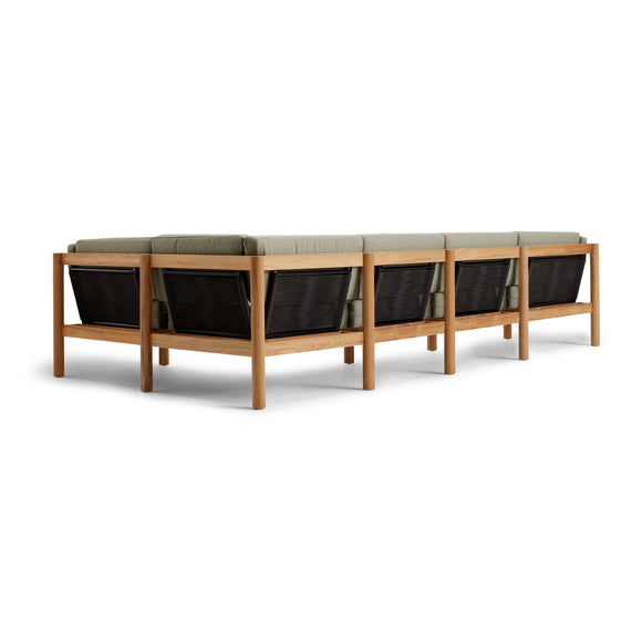 Haven Outdoor U-Shape Sectional with Arm Cushions