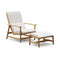 Leedo Outdoor Deck Chair  option Matching Ottoman