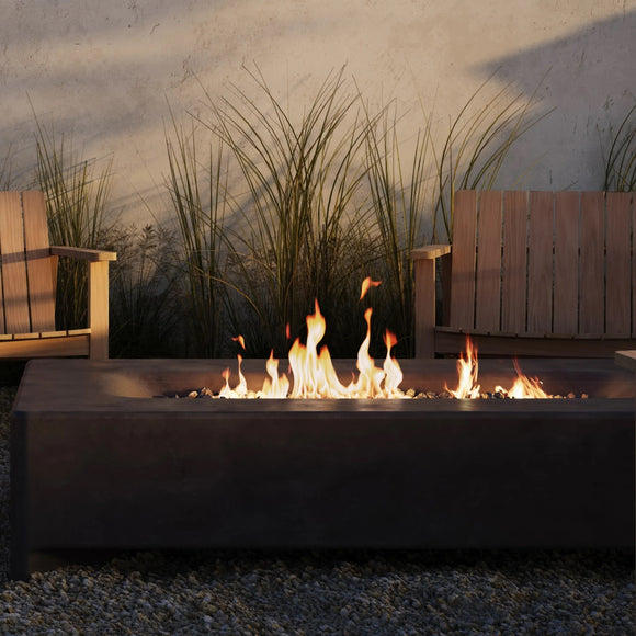 Rook Rectangle Fire Pit Table