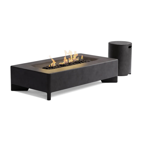 Rook Rectangle Fire Pit Table