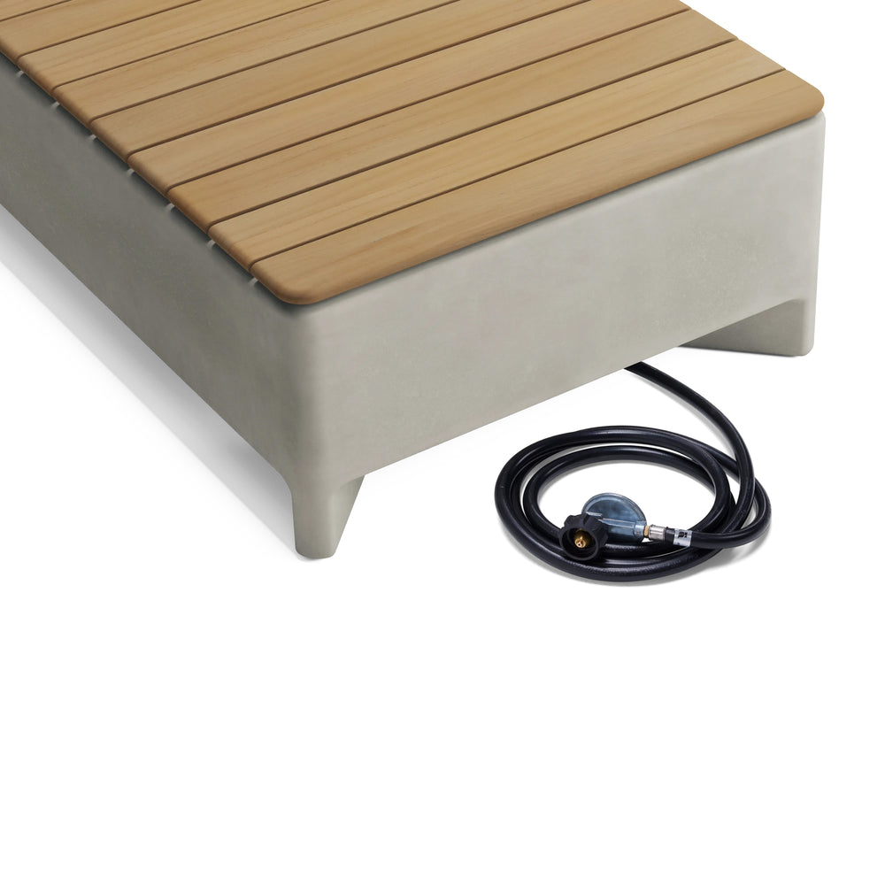 Rook Rectangle Fire Pit Table