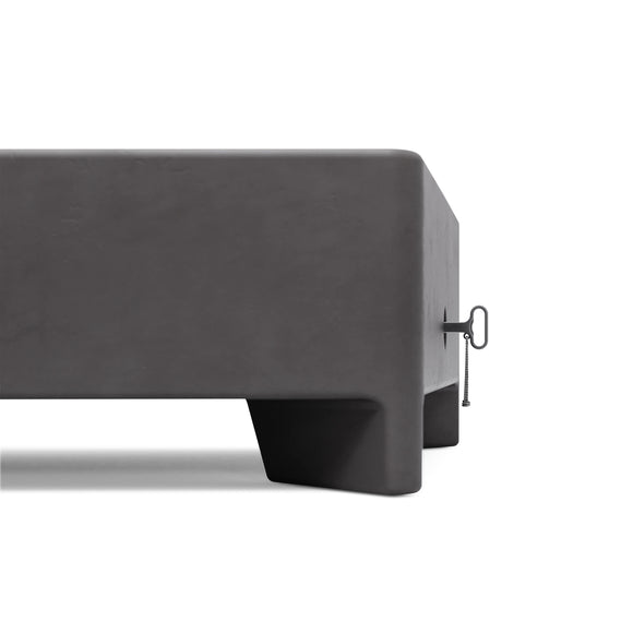 Rook Rectangle Fire Pit Table