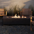 Rook Rectangle Fire Pit Table