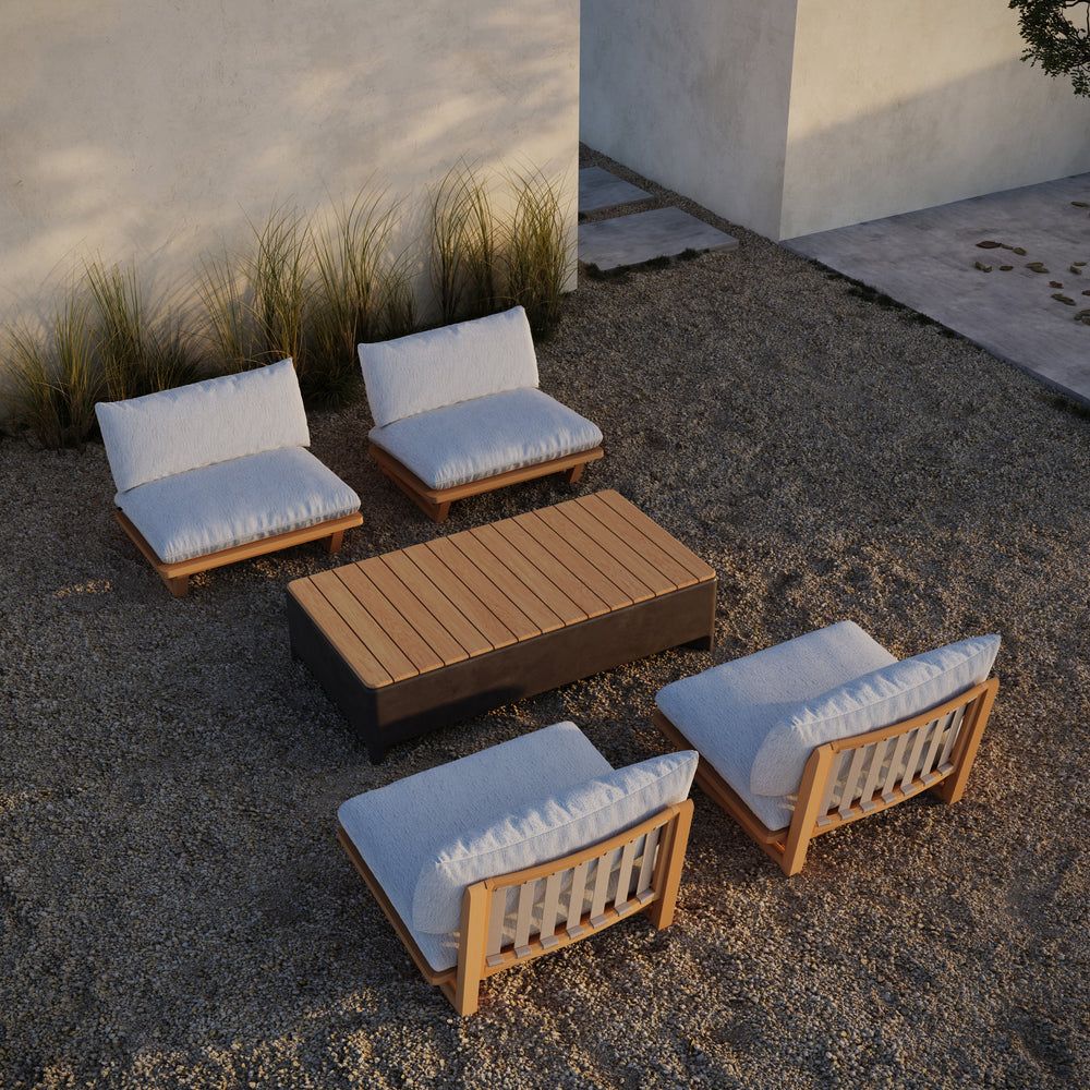 Rook Rectangle Fire Pit Table