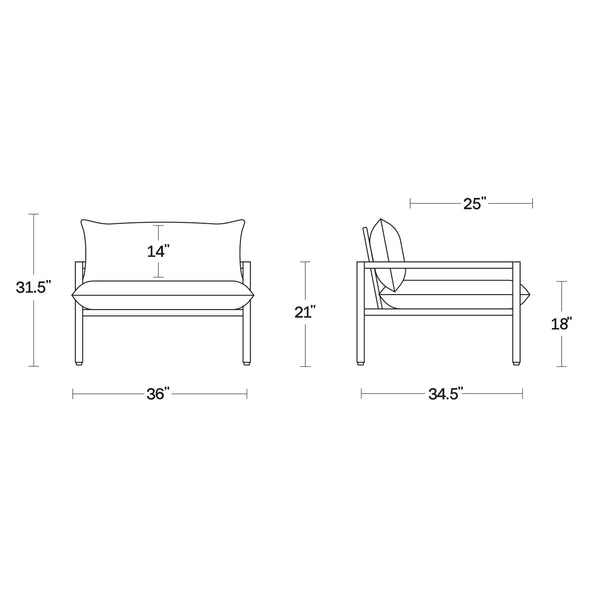 Terra Outdoor Lounge Chair