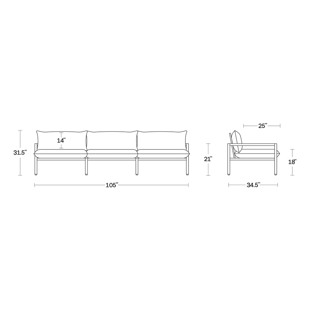 Terra Outdoor Sofa