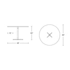 XY Outdoor Round Dining Table