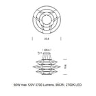 Drop LED Pendant Light
