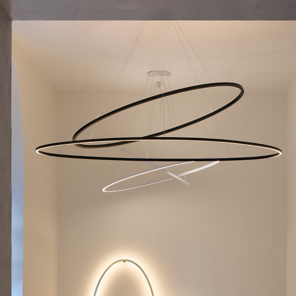 Ellisse Double Chandelier Pendant Light
