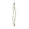 In the Wind Vertical Pendant Light  option Gold