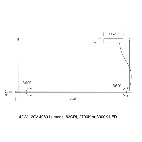 Linescapes Pendant Light