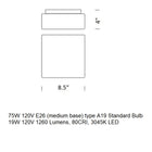 Matrix Wall or Ceiling Light