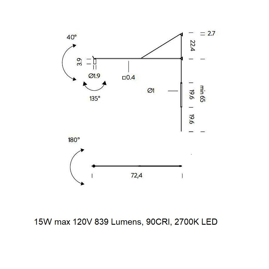 Swan LED Wall Sconce
