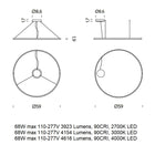 Zirkol Circle LED Pendant Light