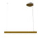 Zirkol Linear LED Pendant Light  option Gold