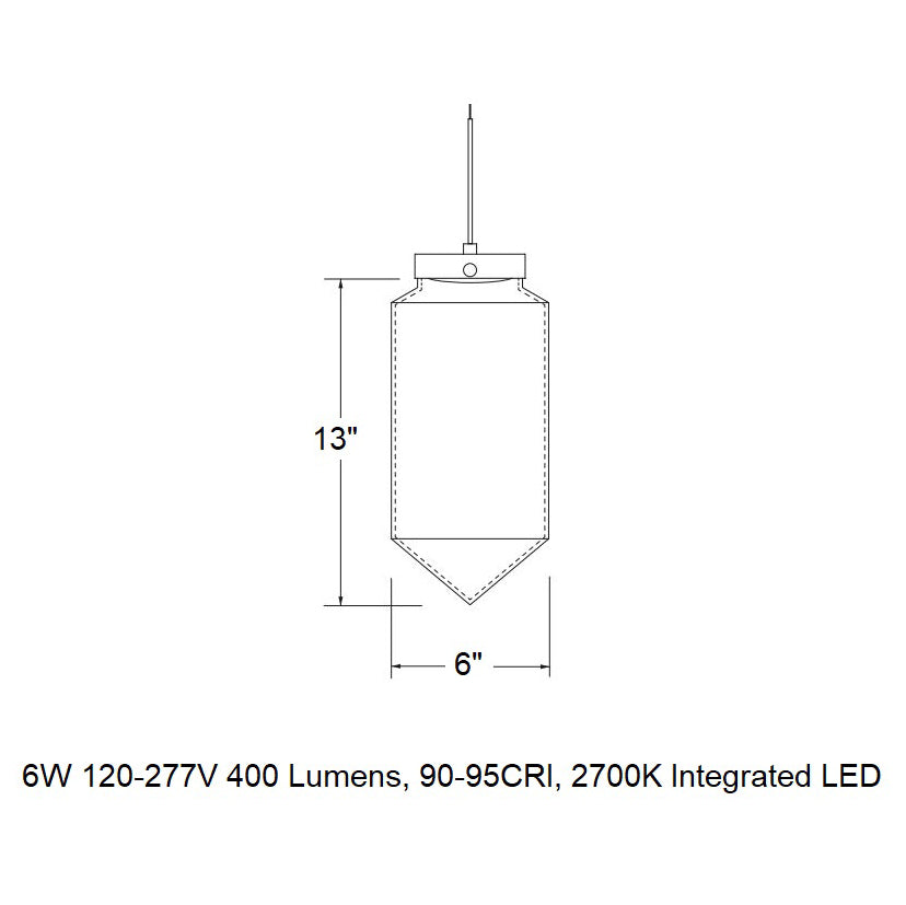 Dart LED Pendant Light