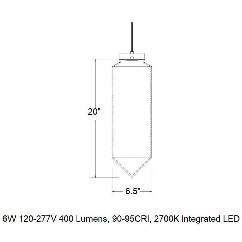 Dart LED Pendant Light
