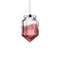 Facet LED Pendant Light  option Fig / Clear