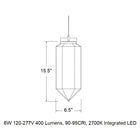 Facet LED Pendant Light