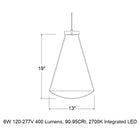 Flask Petite LED Pendant Light