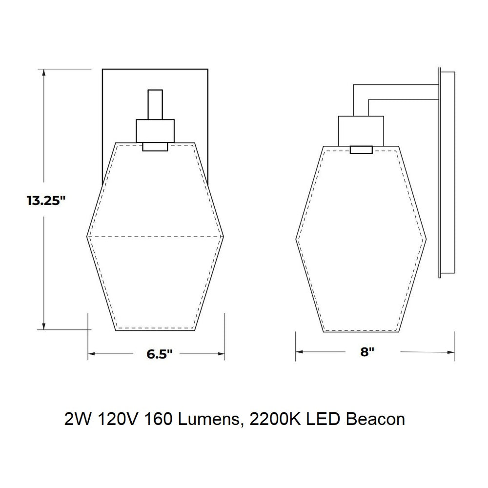Marquise Petite LED Wall Sconce