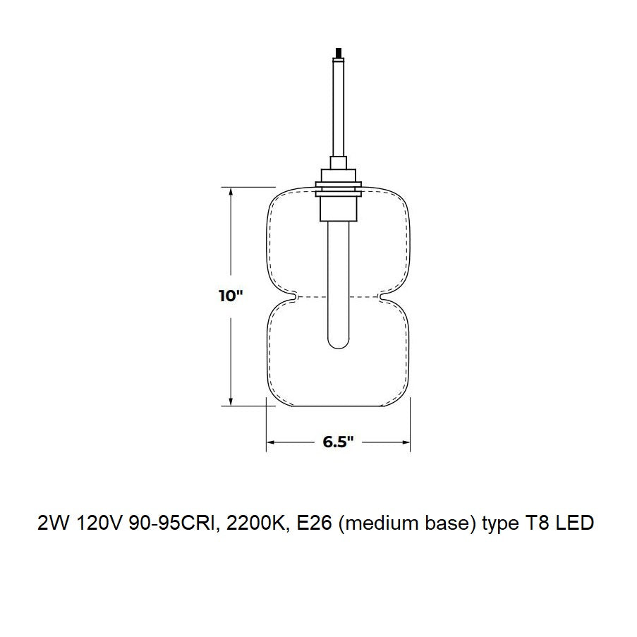 Pinch LED Pendant Light