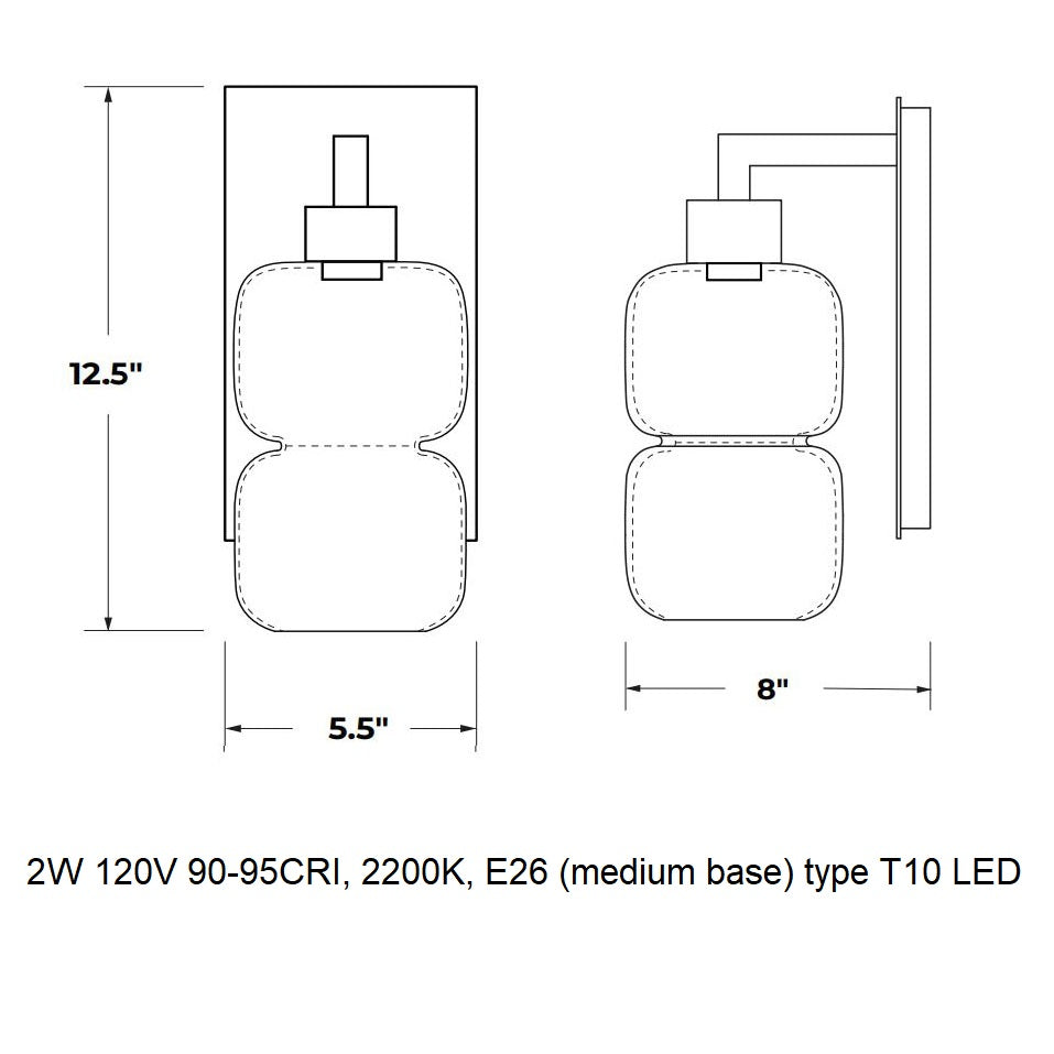 Pinch Petite LED Wall Sconce