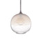 Solitaire Pendant Light  option Opaline / Clear