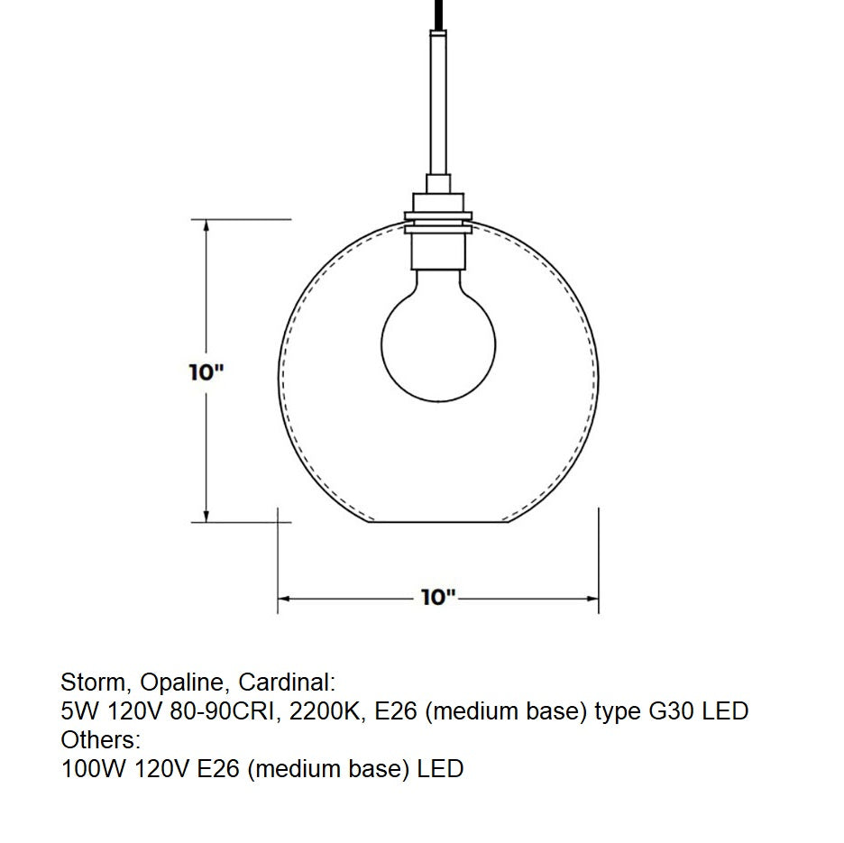 Solitaire Pendant Light