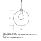 Solitaire Pendant Light
