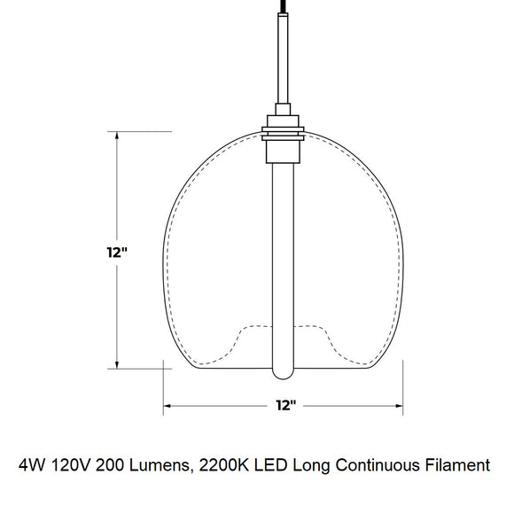 Stamen LED Pendant Light