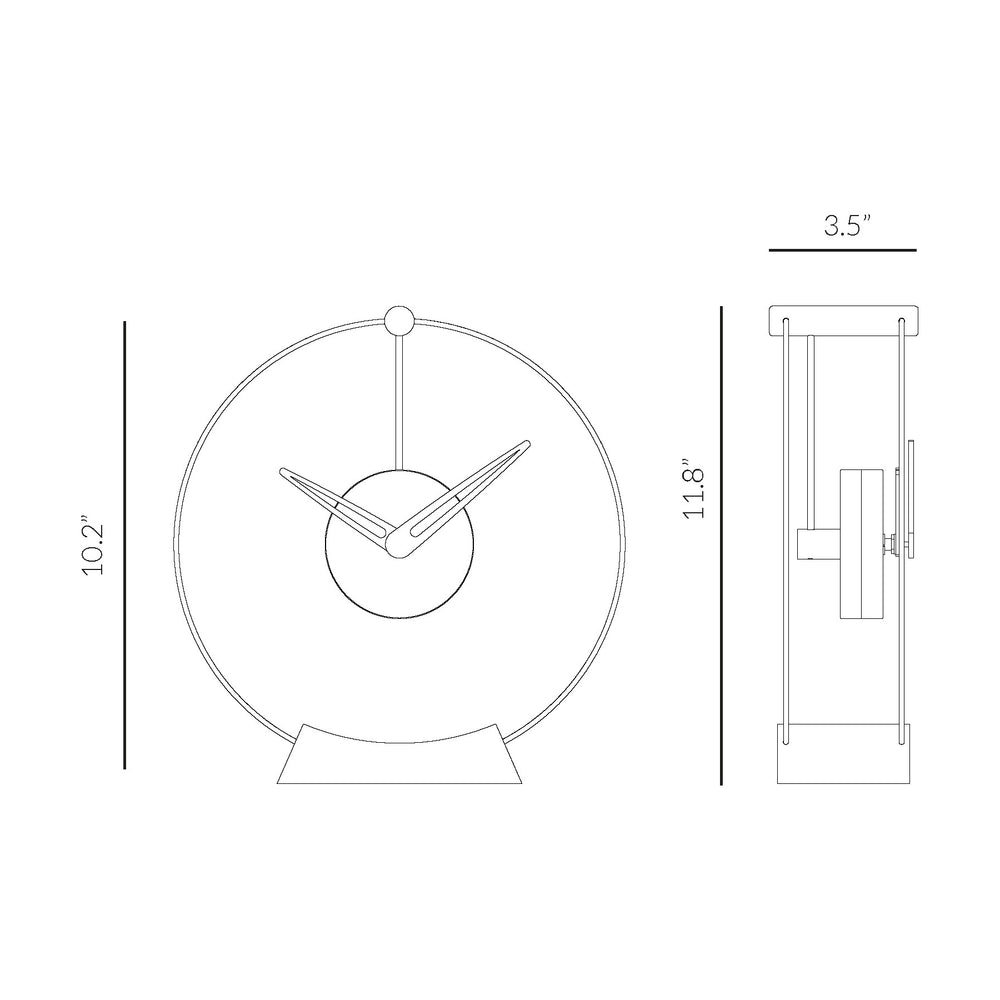 Aire Table Clock