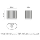 Autumn LED Wall Sconce