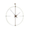 Bilbao Premium Clock  option Brass / Walnut