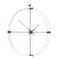 Delmori Premium Clock  option Brass / Walnut