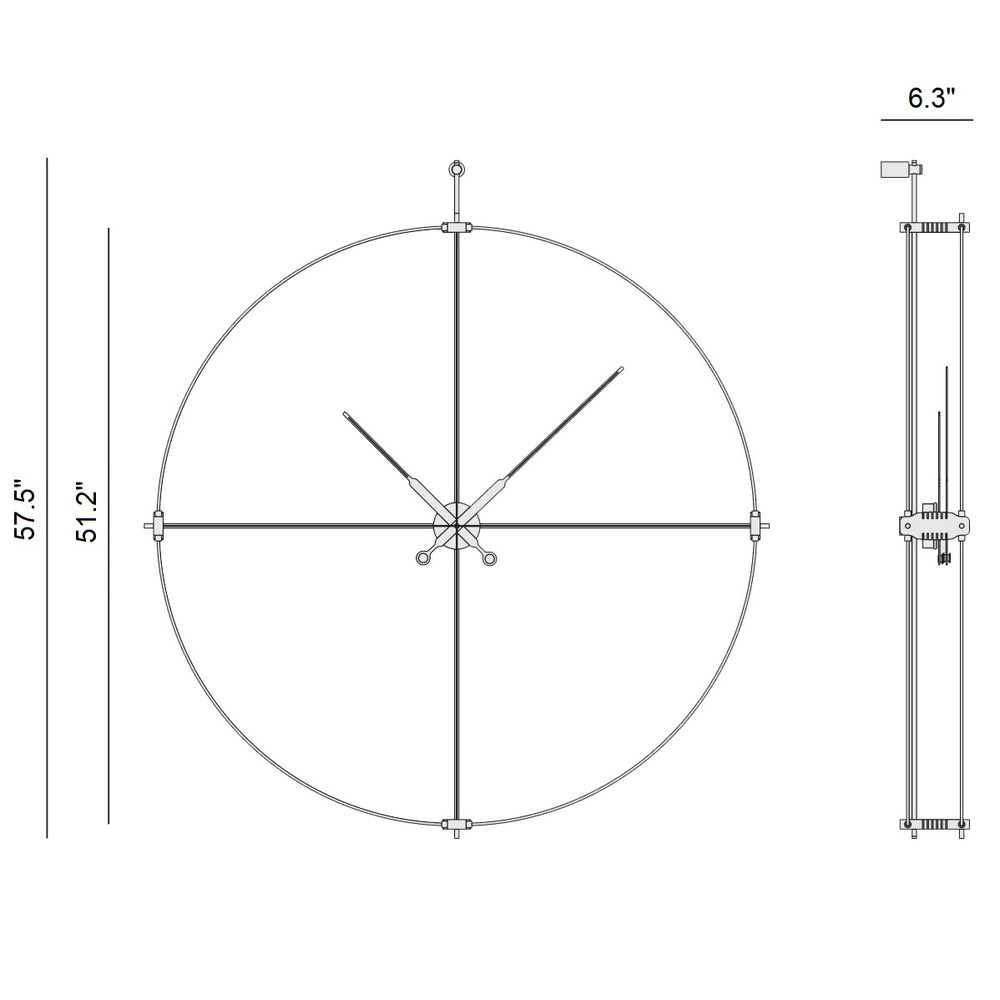 Delmori Premium Clock