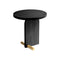 Nova Side Table  option Black / Brass