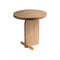 Nova Side Table  option Walnut / Brass