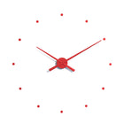 Red / Large: 31.5 in width Oj Wall Clock OPEN BOX