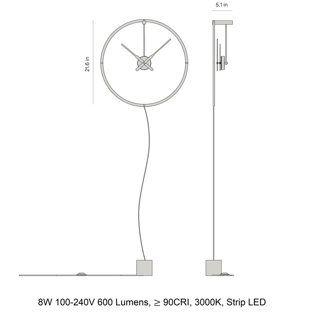 Ombra Premium Wall Clock