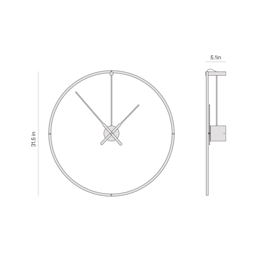 Ombra Premium Wall Clock