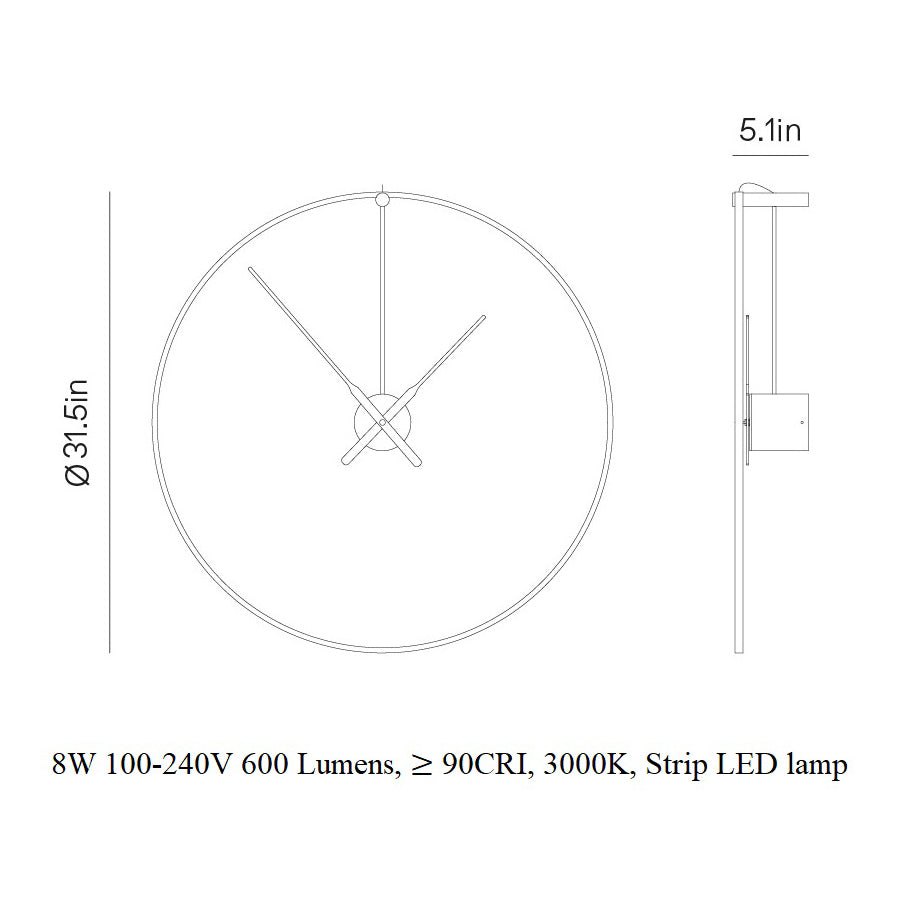 Ombra Wall Clock
