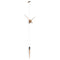 Pendulo Premium Clock  option Graphite / Oak