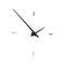 Tacon Wall Clock  option Chrome / Black
